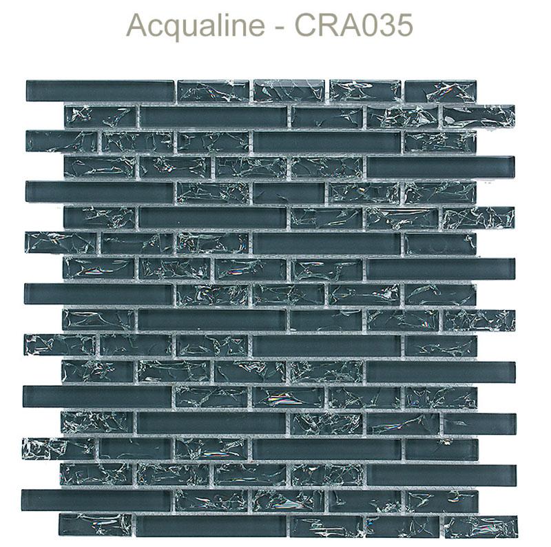 Acqualine Mosaïque verre craquelé CRA035
