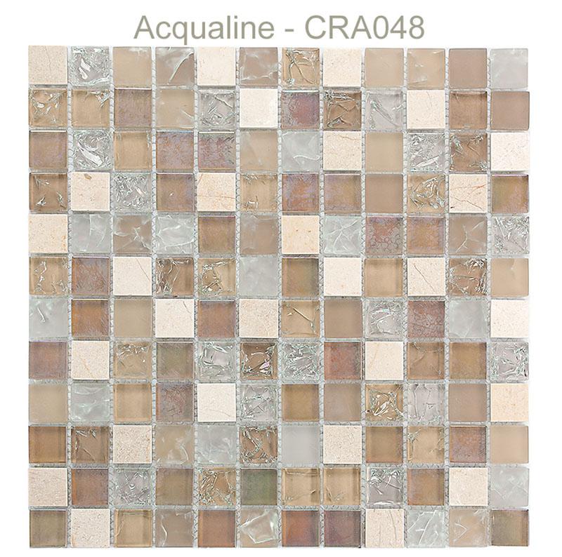Acqualine Mosaïque verre craquelé CRA048