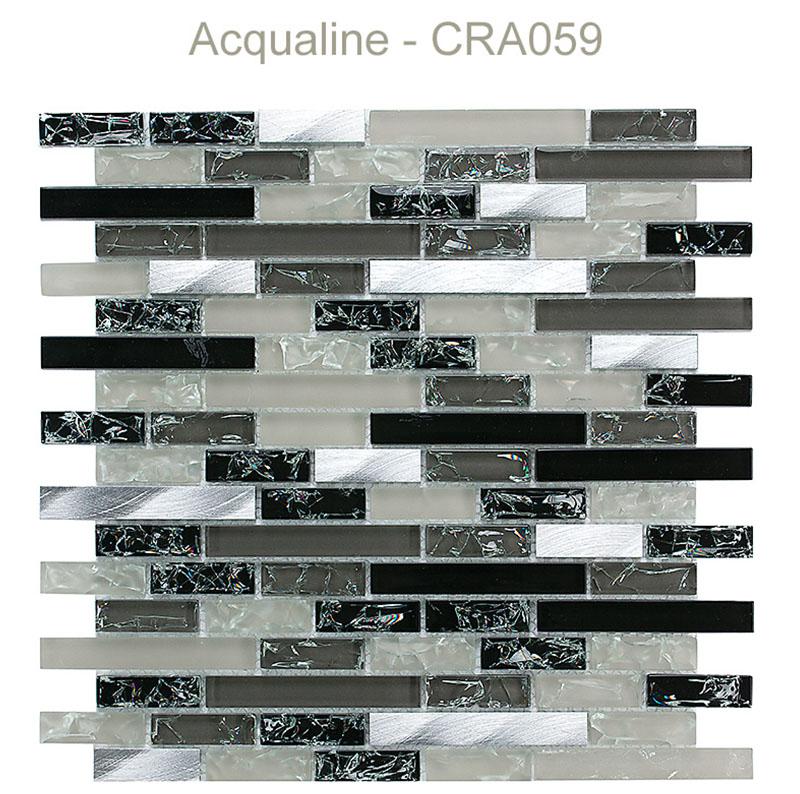 Acqualine Mosaïque verre craquelé CRA059